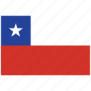chile, chile&#x27;s flag, chile&#x27;s square flag, flag of chile
