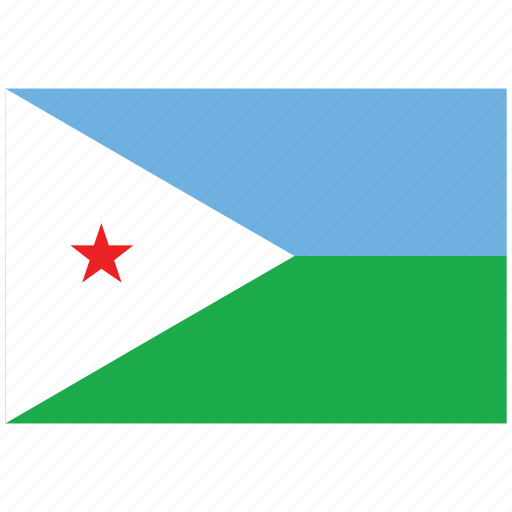 Djibouti, djibouti's flag, djibouti's square flag, flag of djibouti icon - Download on Iconfinder
