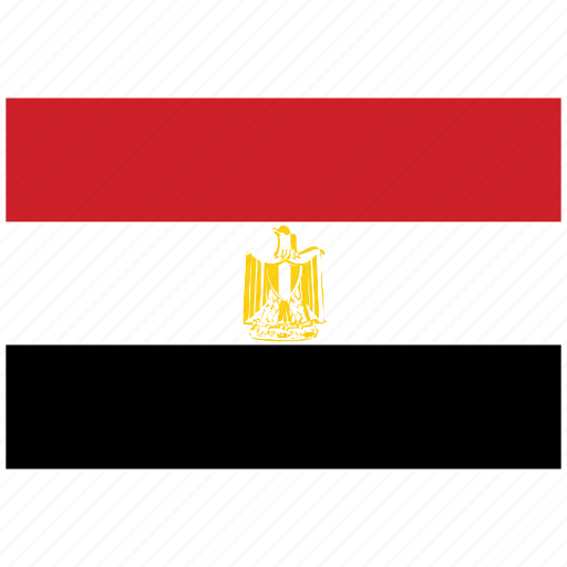Egypt, egypt's flag, egypt's square flag, flag of egypt icon - Download on Iconfinder