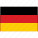 flag of germany, germany, germany's flag, germany's square flag 