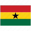 flag of ghana, ghana, ghana's flag, ghana's square flag 