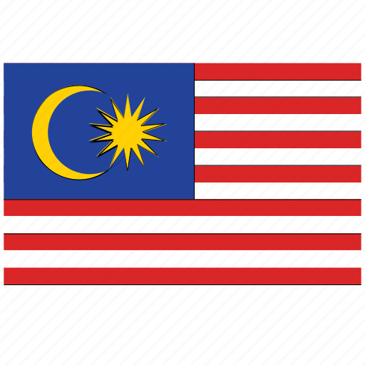 Flag of malaysia, malaysia, malaysia's flag, malaysia's square flag icon - Download on Iconfinder
