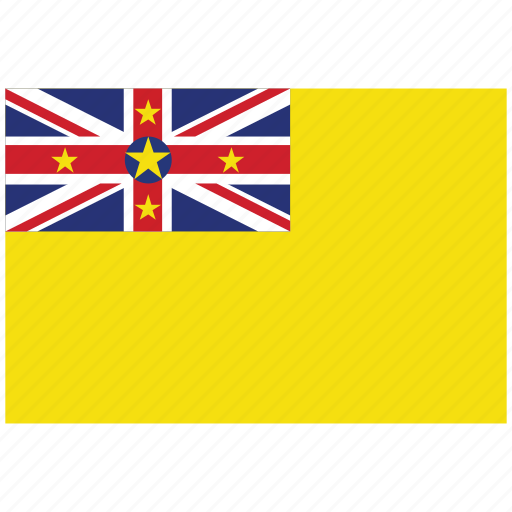 Flag of niue, niue, niue's flag, niue's square flag icon - Download on Iconfinder