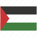 flag of palestine, palestine, palestine's flag, palestine's square flag 