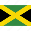 flag of jamaica, jamaica, jamaica&#x27;s flag, jamaica&#x27;s square flag 