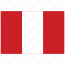 flag of peru, peru, peru's flag, peru's square flag 