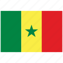 flag of senegal, senegal, senegal's flag, senegal's square flag