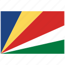 flag of seychilles, seychilles, seychilles's flag, seychilles's square flag 