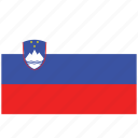flag of slovenia converted, slovenia converted, slovenia converted's flag, slovenia converted's square flag 