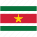flag of suriname, suriname, suriname&#x27;s flag, suriname&#x27;s square flag