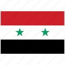 flag of syria, syria, syria's flag, syria's square flag