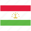 flag of tajikistan, tajikistan, tajikistan&#x27;s flag, tajikistan&#x27;s square flag 