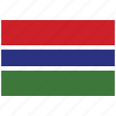 flag of the gambia, the gambia, the gambia's flag, the gambia's square flag 
