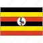 flag of uganda, uganda, uganda&#x27;s flag, uganda&#x27;s square flag 