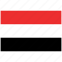 flag of yemen, yemen, yemen's flag, yemen's square flag