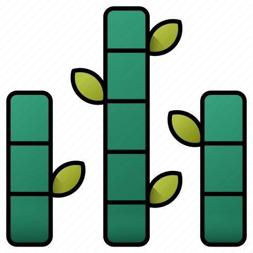 Bamboo, plant, botanical, garden, leaf, nature, branch icon - Download on Iconfinder