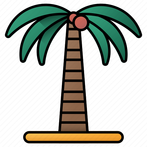 Coconut, tree, nature, coconut tree, island, trees icon - Download on Iconfinder