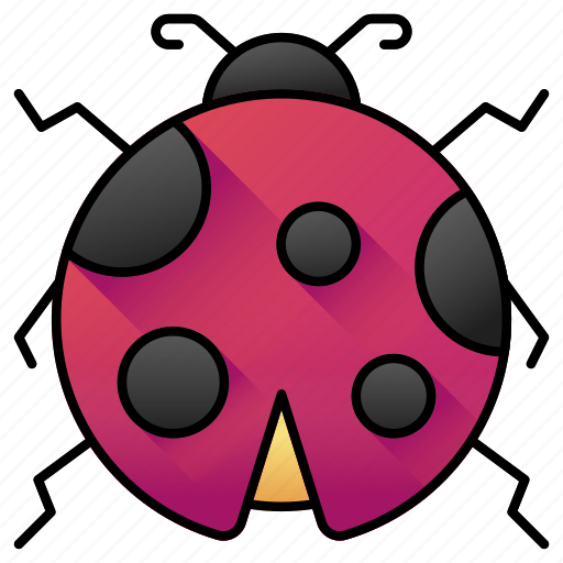 Ladybug, animal, insect, animals, bug, ladybird, animal kingdom icon - Download on Iconfinder