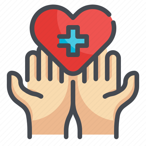 Hand, caregiver, sympathy, charity, heart icon - Download on Iconfinder