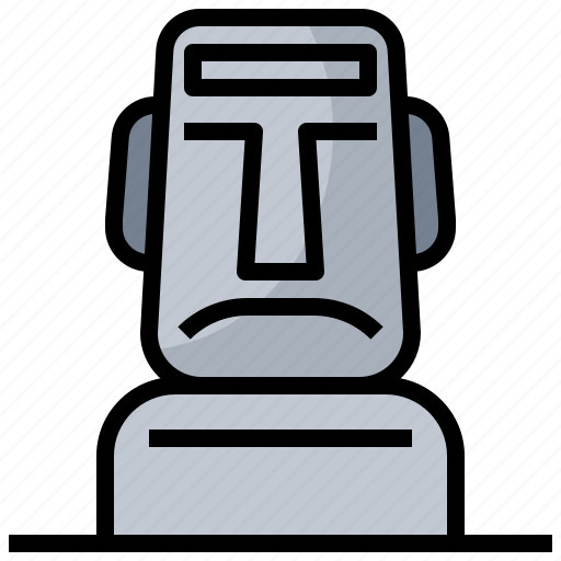Architectonic, architecture, buildings, city, landmark, moai, monuments icon - Download on Iconfinder