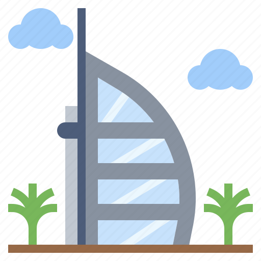 Arab, architecture, buildings, burj, city, landmark, monuments icon - Download on Iconfinder