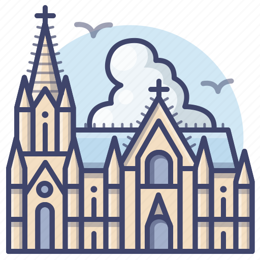 Cathedral, church, cologne, germany icon - Download on Iconfinder