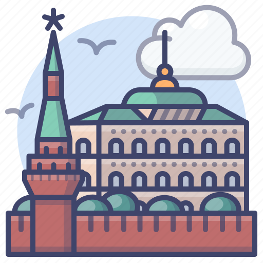 Kremlin, landmark, moscow, russia icon - Download on Iconfinder