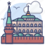 kremlin, landmark, moscow, russia 