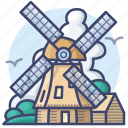 kinderdijk, mill, netherlands, windmill