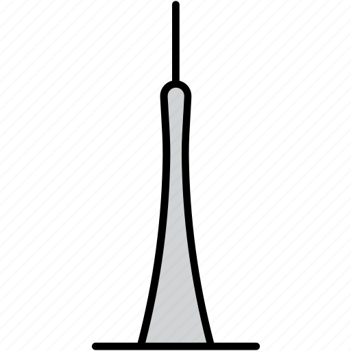 Building, canton, china, guangzhou, prc, tower icon - Download on Iconfinder