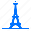 eiffel, landmark, monument, tower 