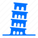 italy, monument, pisa, tower