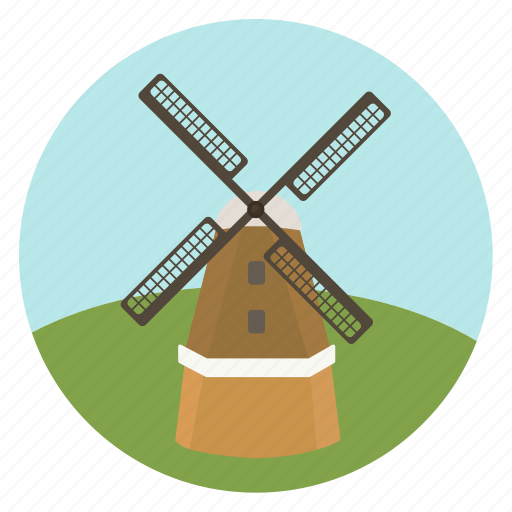 Windmill, amesterdam, netherlands, holland, world monuments icon - Download on Iconfinder
