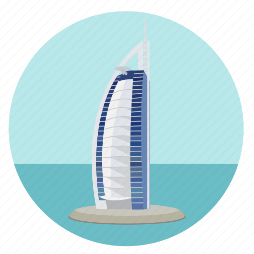 Borj el arab, borj el khalifa, burj el khalifa, dubai, emirates, monument, uae icon - Download on Iconfinder