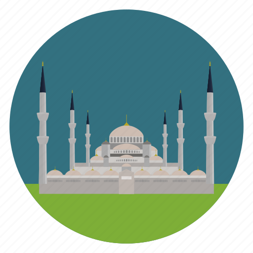 Monument, turkey, mosque, sultan ahmed, istanbul, world monuments icon - Download on Iconfinder