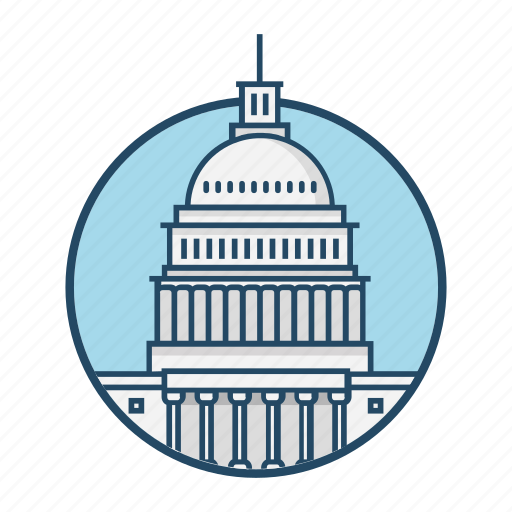 American, capital, famous building, government, landmark, states, washington d.c icon - Download on Iconfinder