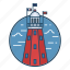 beacon, famous building, landmark, lighthouse, monument, nautical, portland 