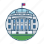 american, famous building, government, landmark, president, usa, white house 