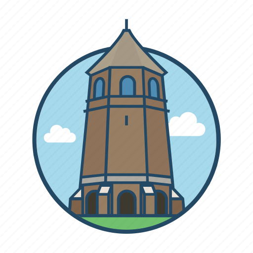 Castle, famous building, fox hill tower, hill, landmark, palace, tower icon - Download on Iconfinder
