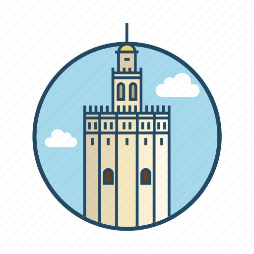 Andalusia, europe, famous building, landmark, moorish, seville, spain icon - Download on Iconfinder