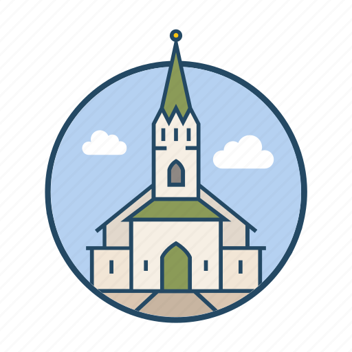 Church, famous building, frikirkjan church, iceland, landmark, religious, reykjavik icon - Download on Iconfinder