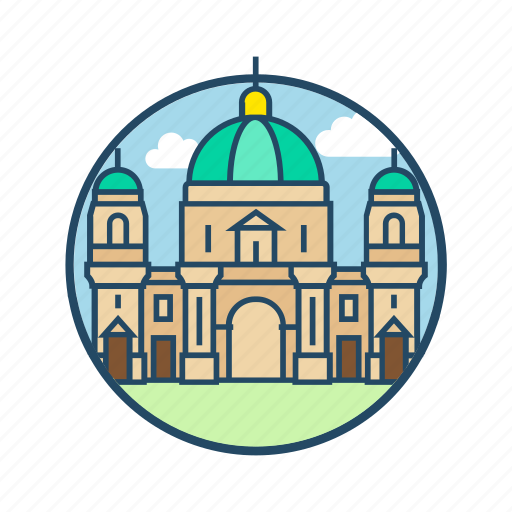Alexanderplatz, berlin cathedral, church, europe, famous building, germany, landmark icon - Download on Iconfinder