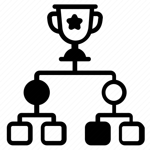 Trophy, championship hierarchy, network, game championship, reward icon - Download on Iconfinder