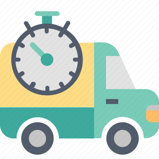 Delivery, fast, shipping, special, timer, truck, urgent icon - Download on Iconfinder