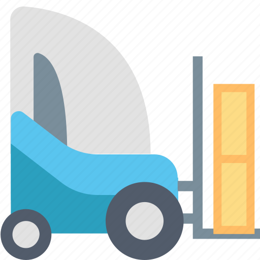 Forklift, delivery, package, shipping, stacker, storing, transportation icon - Download on Iconfinder