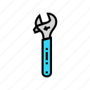 adjustable, wrench, tool, spanner, repair, work