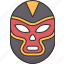 mask, wrestling, face, fighter, costume 