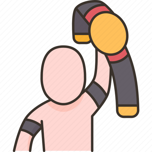 Wrestling, champion, winner, belt, trophy icon - Download on Iconfinder