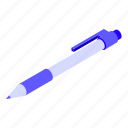 classic, pen, isometric