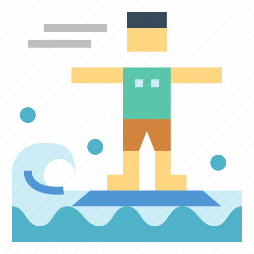 Beach, competition, sports, surfing, water icon - Download on Iconfinder